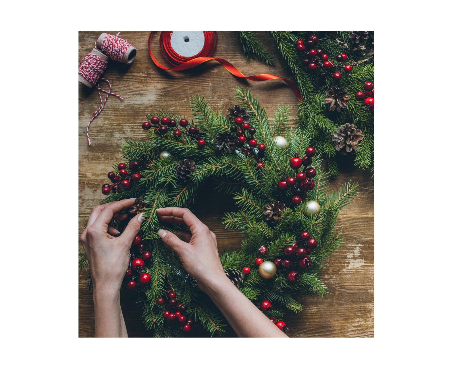 GARDEN WORKSHOP - Winter Holiday Wreath Making