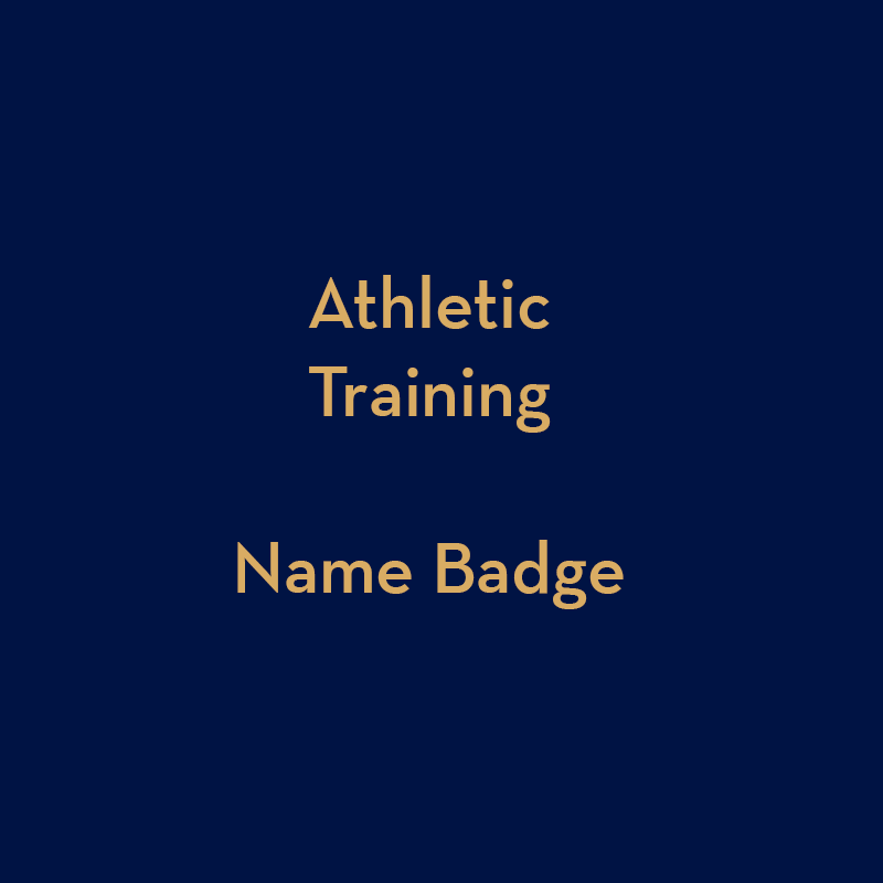 Athletic Training Name Badge