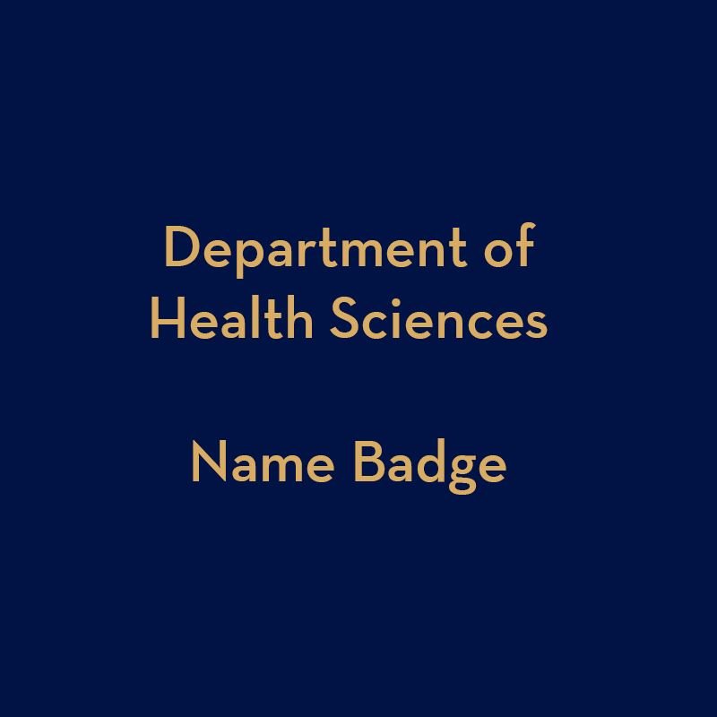 Health Sciences Name Badge